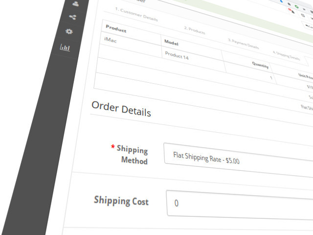 Shipping cost manual editor for OpenCart 2.3
