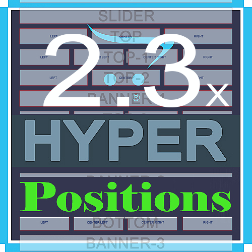 HYPER Positions: +70 позицій модулів | Opencart 2.3.x | 