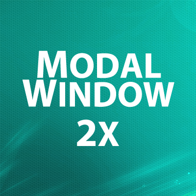 Modal Window 2x - всплывающие окна с информацией / подтверждением