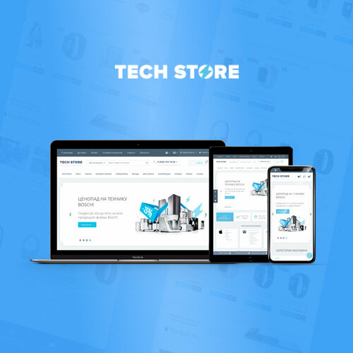 TechStore - адаптивный универсальный шаблон