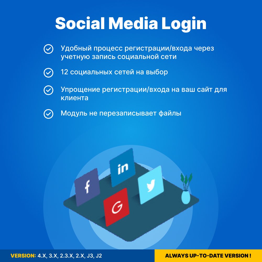 Social Media Login (Реєстрація за допомогою соціальних мереж)