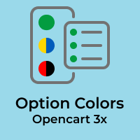 Кольори для опцій Opencart 3x